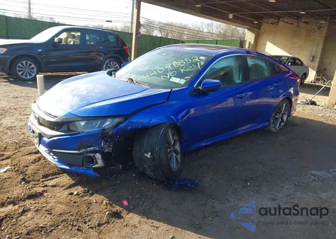 2021 Honda Civic Ex z USA, uszkodzony, nr VIN 19XFC1F3XME200096